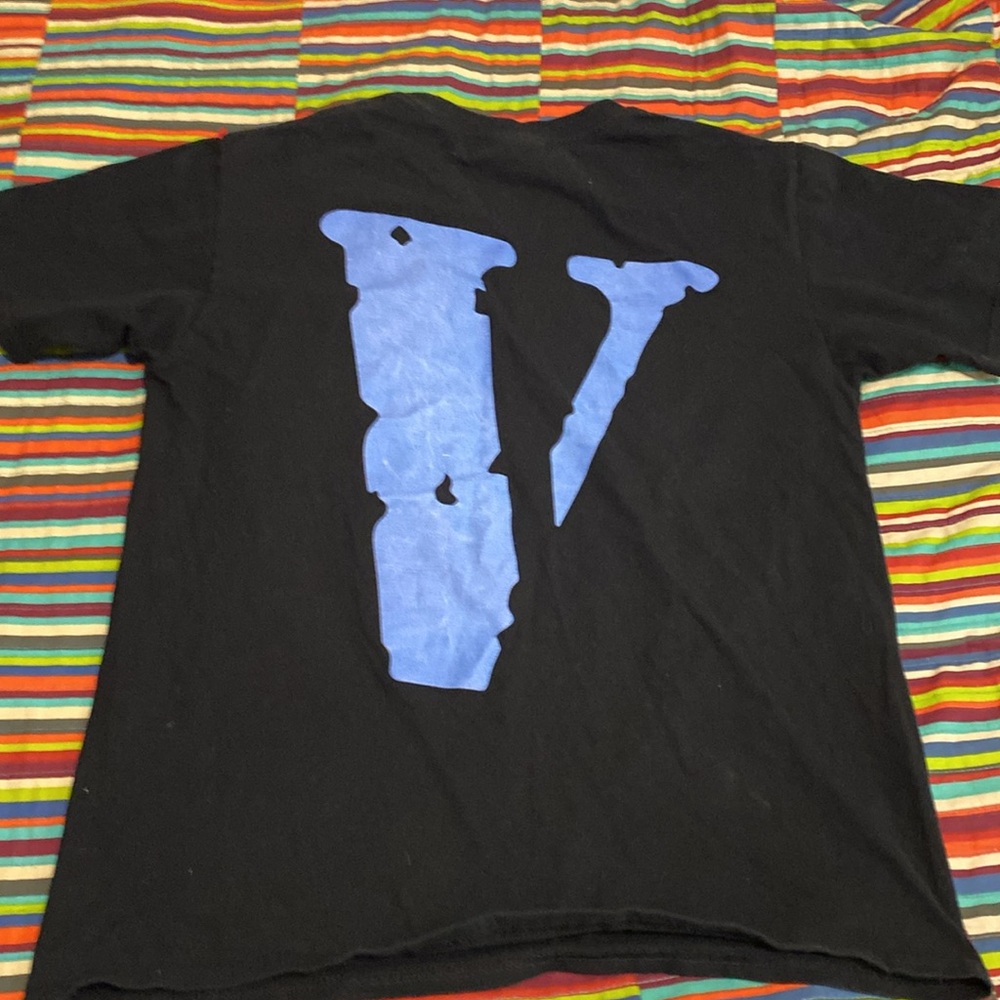 Sale Copy Friends, graphic logo, double side,T-shirt small tag is cut black/blue